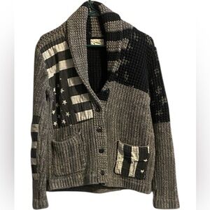 Ralph Lauren Denim and Supply heavy knit chunky cardigan S